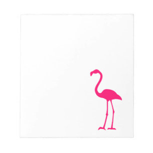 Bloco De Notas Flamingo Rosa Brilhante