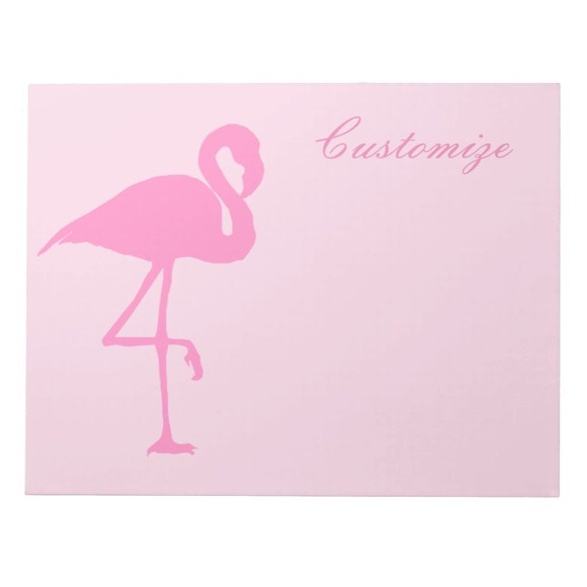 Bloco De Notas Flamingo Thunder_Cove rosa (Frente)