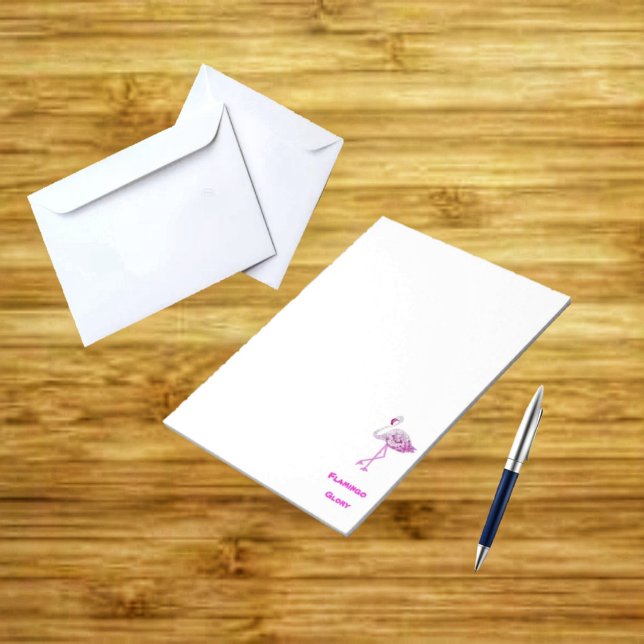 Bloco De Notas Flamingos Glory (Enjoy writing your thoughts down, in your Flamingo Glory Notepad!)