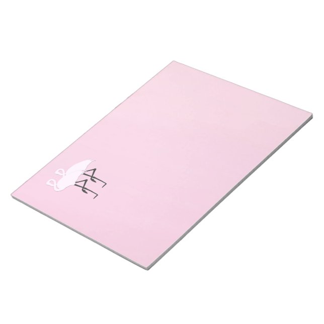 Bloco De Notas Flamingos Rosa (Inclinado)