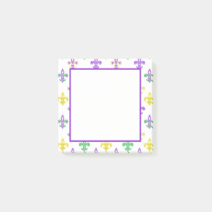 Bloco De Notas Fleur de Lis Miçanga - Notas Brancas