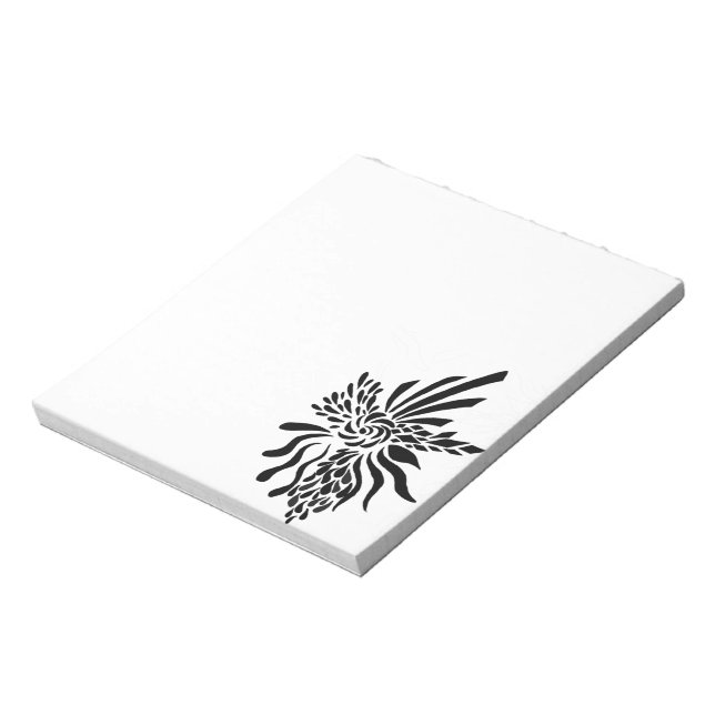 Bloco De Notas Fleur sofisticado (Invertido)