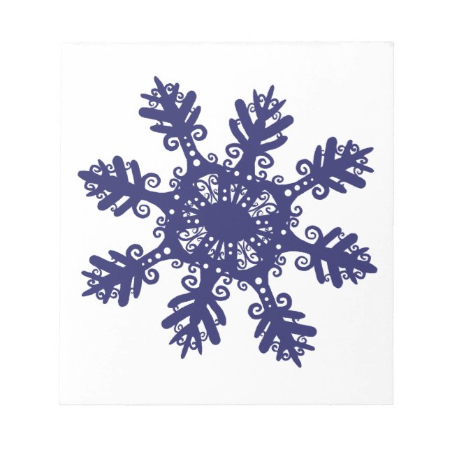 Bloco De Notas Floco de neve II (Frente)