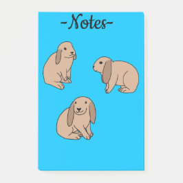 Bloco De Notas Floppy eared bunnies