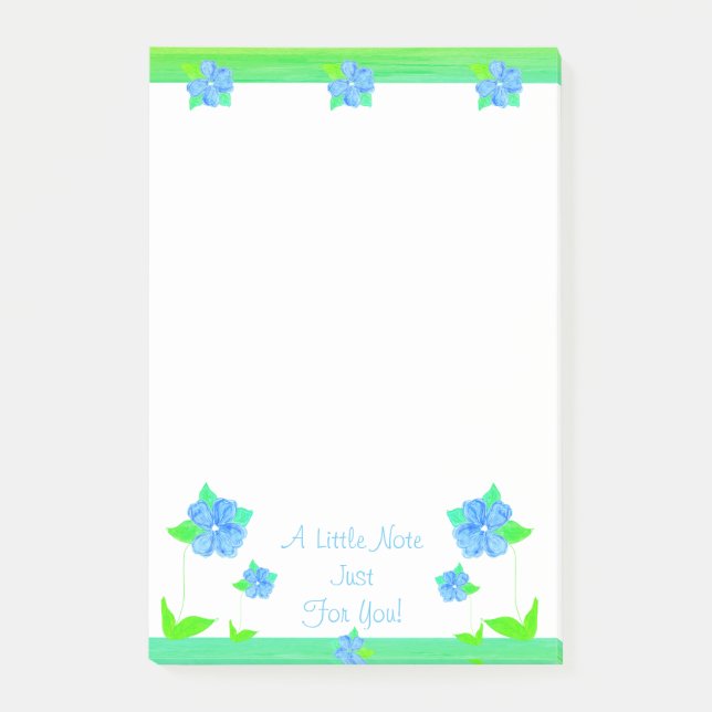 Bloco De Notas Flor acentuado (Frente)