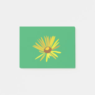 Bloco De Notas Flor Amarela
