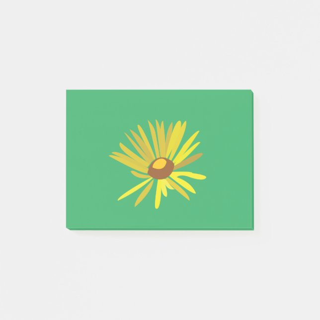 Bloco De Notas Flor Amarela (Frente)