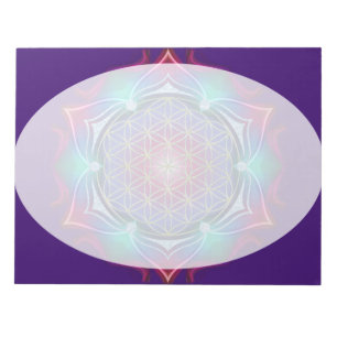 Bloco De Notas Flor da Vida / Blume des Lebens - Mandala IV