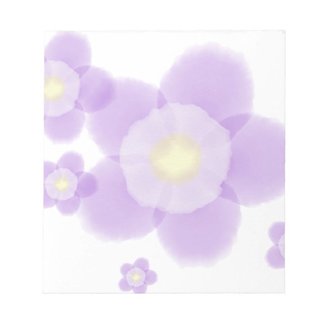 Bloco De Notas Flor de Aquarela (Frente)
