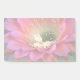 Bloco De Notas Flor de cacto rosa no deserto