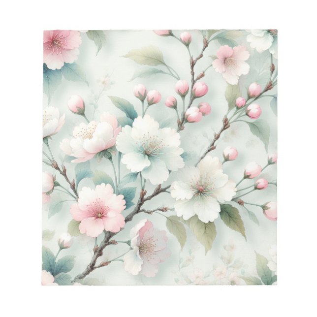 Bloco De Notas Flor de Cerejeira (Frente)