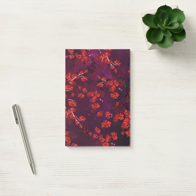 Bloco De Notas Flor de Cerejeira 3 (Escritótio)