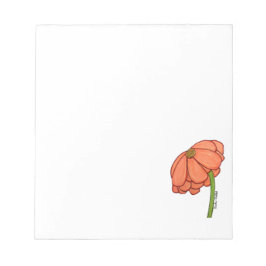 Bloco De Notas Flor de Laranja