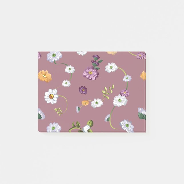 Bloco De Notas Flor de margarida 3 (Frente)