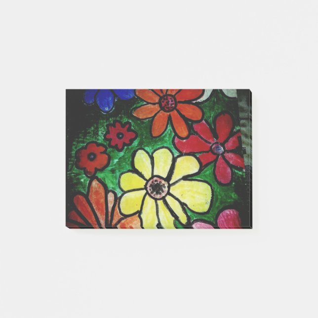 Bloco De Notas flor desabrochar (Frente)