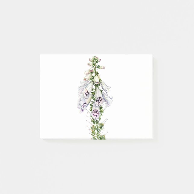 Bloco De Notas Flor Foxglove (Frente)