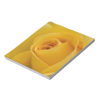 Bloco De Notas Flor Rosa Amarelo