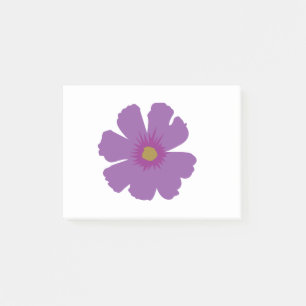 Bloco De Notas Flor Roxo
