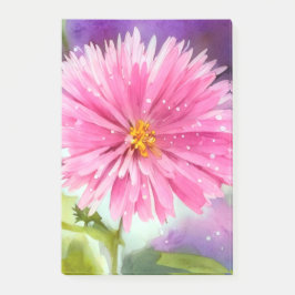 Bloco De Notas Flor Roxo