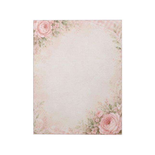 Bloco de Notas Floral (Invertido)