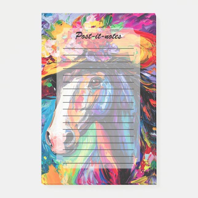 Bloco De Notas Floral Blooming Stallion (Frente)
