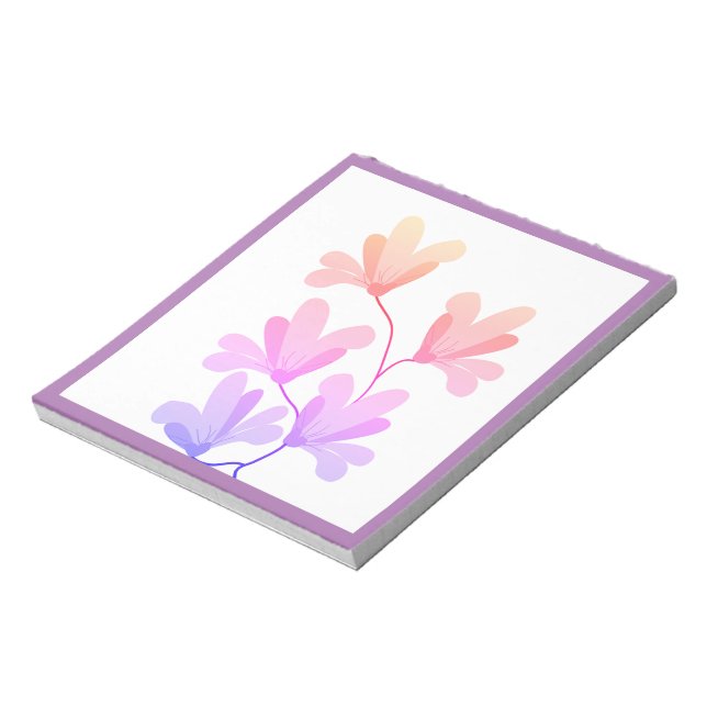 bloco de notas floral butique acolchoado (Invertido)