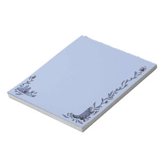 Bloco De Notas Floral Cowboy Notepad