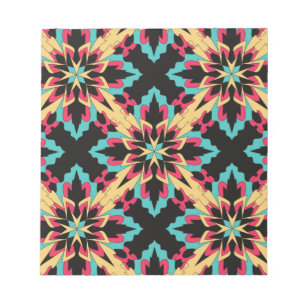 Bloco De Notas  Floral E Glamour Sem Costura Moda Fofa      