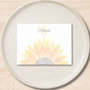 Bloco De Notas Floral Monograma