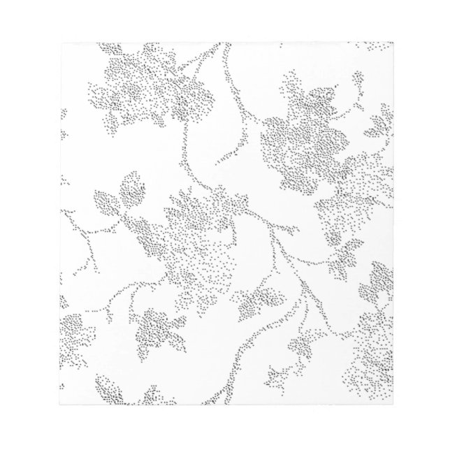 Bloco de Notas | Floral Personalizado | 40 Folhas  (Frente)