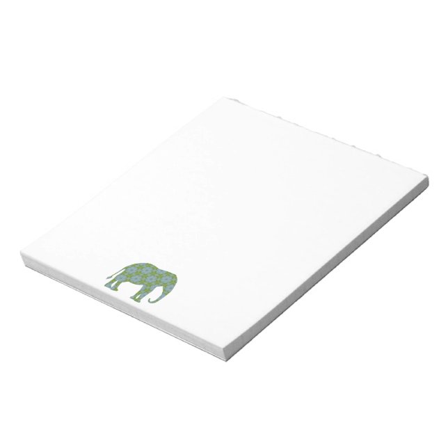 Bloco De Notas Floral Wild Elephant (Invertido)