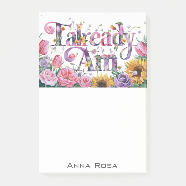 Bloco De Notas *~* Flores 13 JÁ AM AP85 Manifesto (Frente)