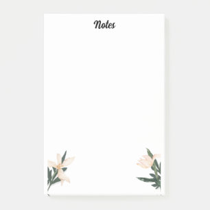 Bloco De Notas Flores bonitas e nome personalizado,Personalizado
