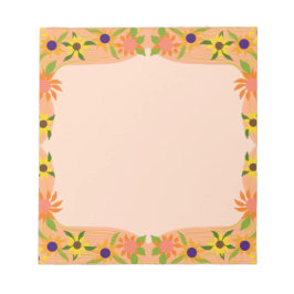 Bloco De Notas Flores bonito