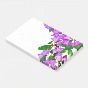 Bloco De Notas Flores cor-de-rosa-Elegante azáleas rosa flores co