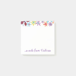 Bloco De Notas Flores da cor de água