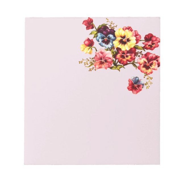 Bloco de Notas Flores da Primavera (Frente)
