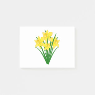 Bloco De Notas Flores Daffodil