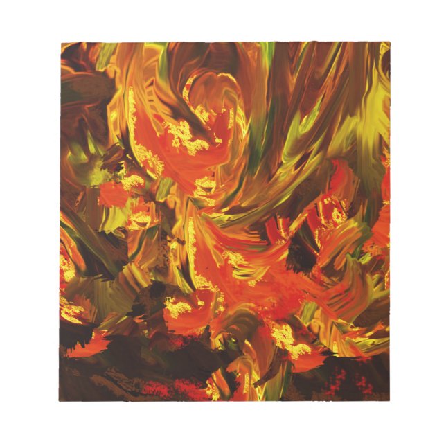 Bloco De Notas Flores de Fantasia (Frente)