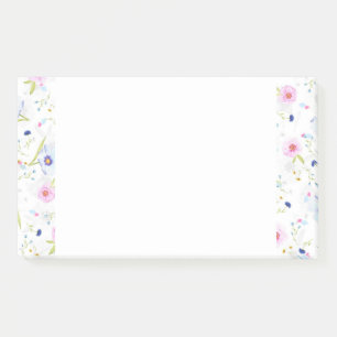 Bloco De Notas Flores de Jardim Frescas 1