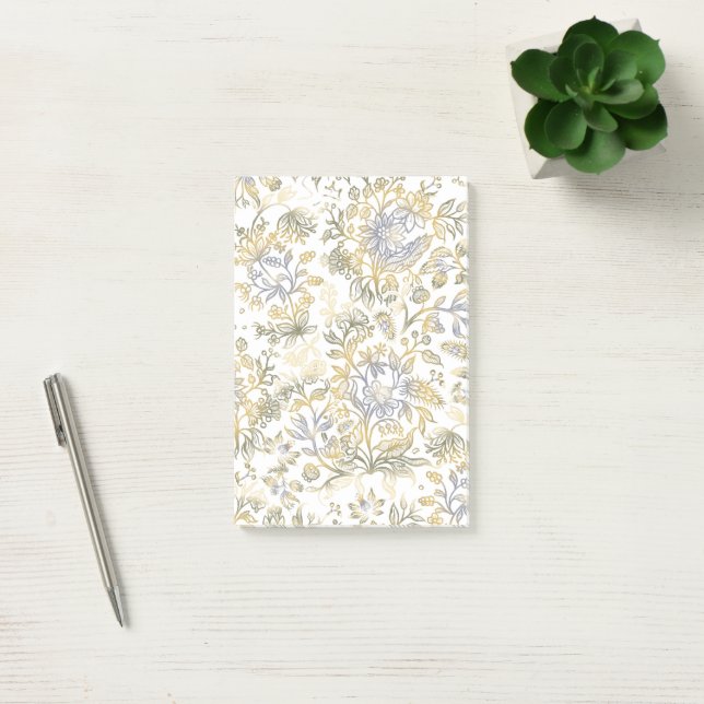 Bloco De Notas Flores decorativas 17 (Escritótio)