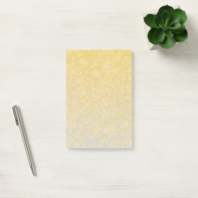 Bloco De Notas Flores decorativas 20 (Escritótio)