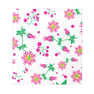 Bloco De Notas Flores e Berries