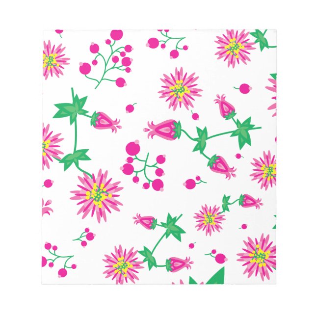 Bloco De Notas Flores e Berries (Frente)