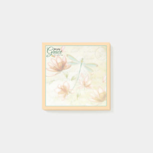 Bloco De Notas Flores e libélula da Amazing Grace