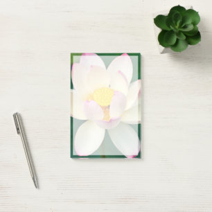 Bloco De Notas Flores Flor de Água Lotus