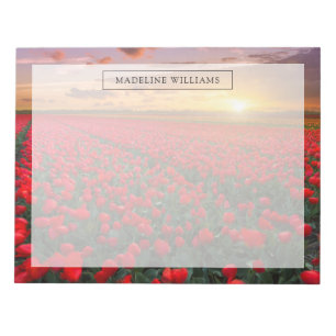 Bloco De Notas Flores   Jardim Botânico Holanda