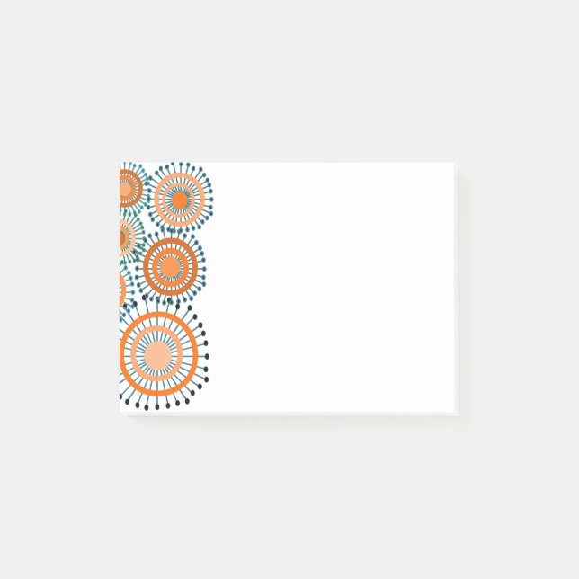 Bloco De Notas Flores Laranja (Frente)