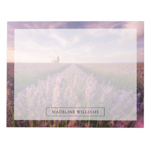 Bloco De Notas Flores Lavanda Sul da França