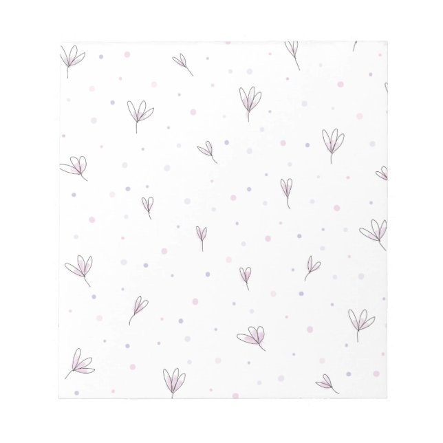 Bloco De Notas Flores Lilac (Frente)